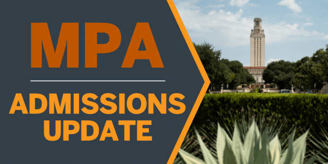 MPA Admissions Update