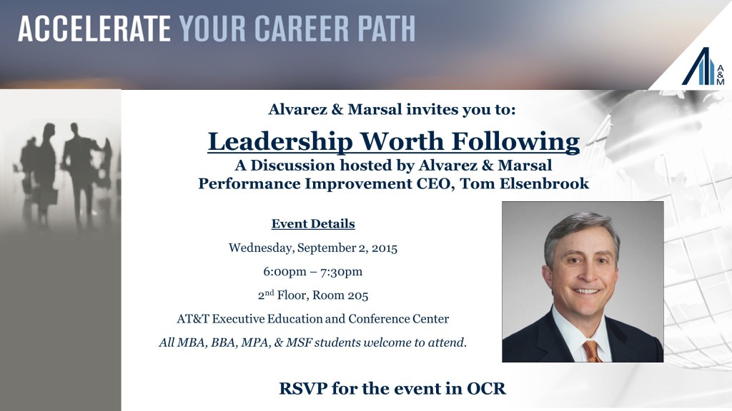 AM Leadership Event with Tom Elsenbrook