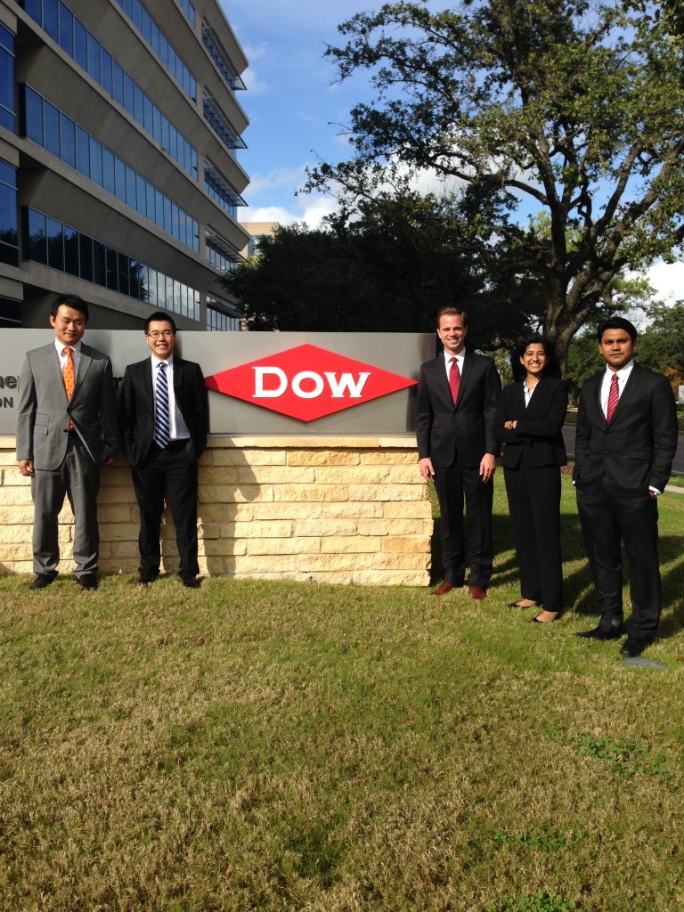 The Dow Team, MBA+ Consulting Project, Fall 2014