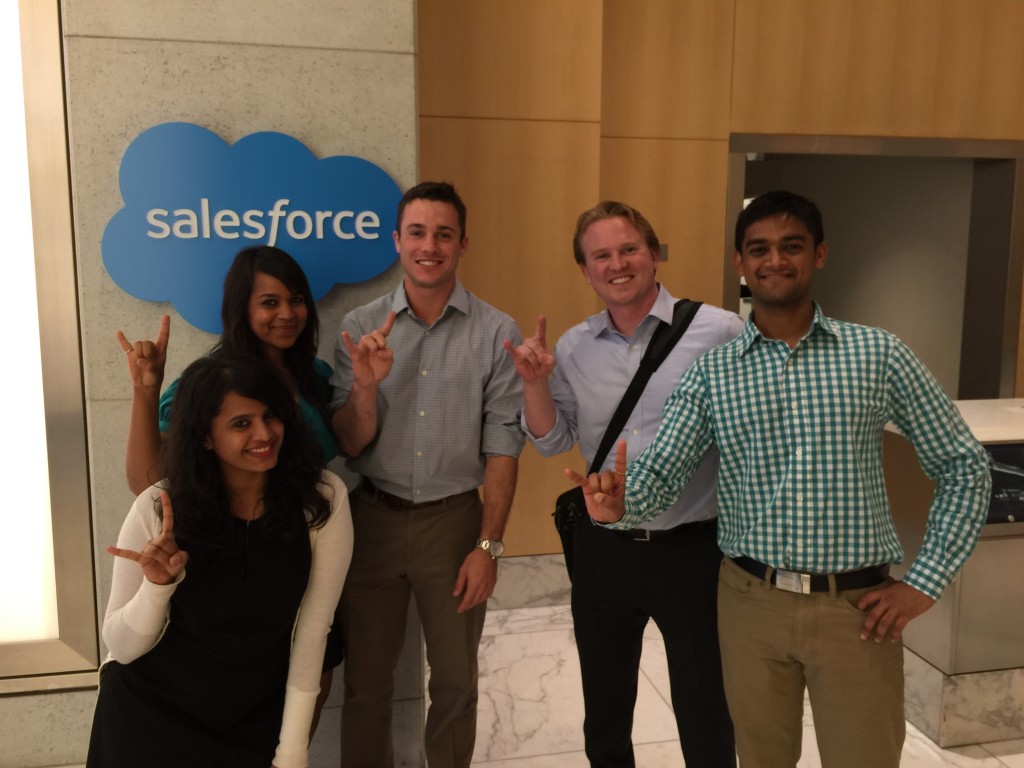 Spring 2015 Projects - Salesforce - Team Picture