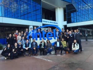 Texas MBA Students at the Intel Corporate Office as part of the 2015 Bay Area Trek
