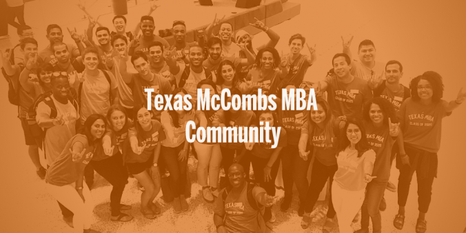 Texas McCombs MBA Community