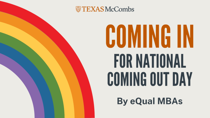 Coming In for National Coming Out Day