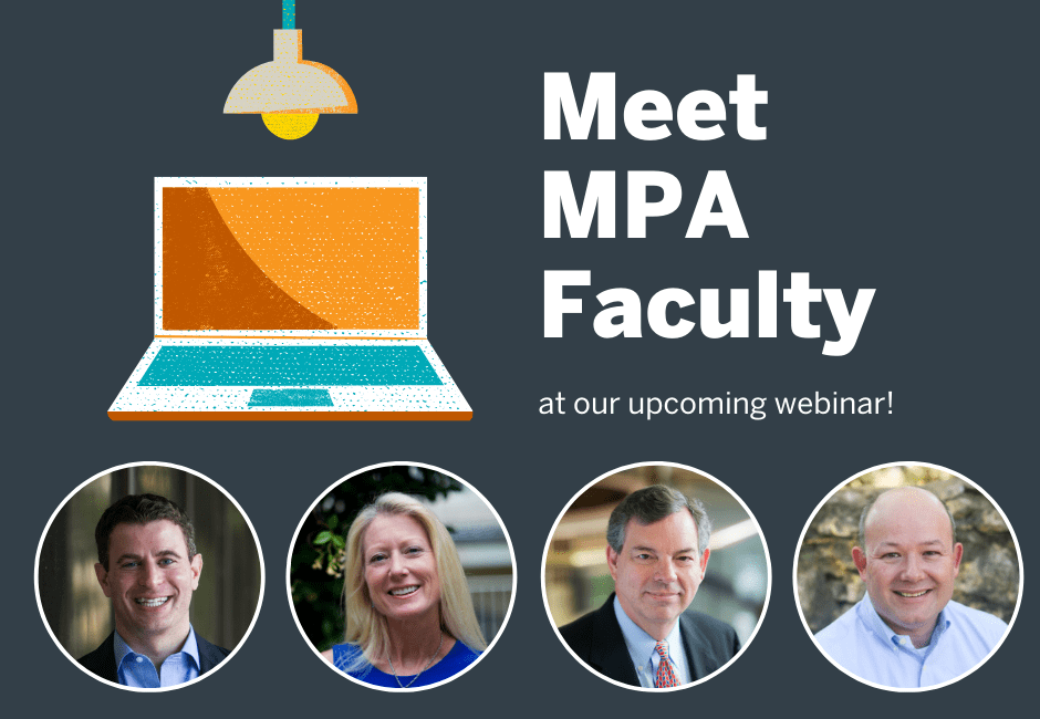 Meet MPA Faculty Webinar Blog Post