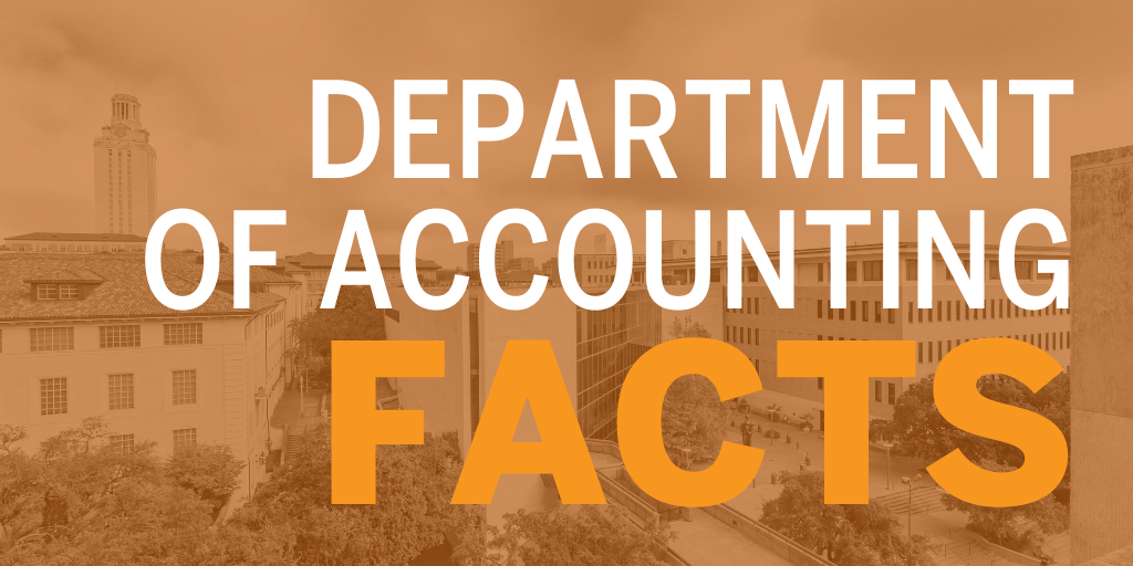 Department of Accounting Facts